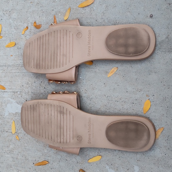 Steve Madden Malina Rhinestone Slide Sandals. Padded. Women's Size 7.5. No Box. - Picture 10 of 12